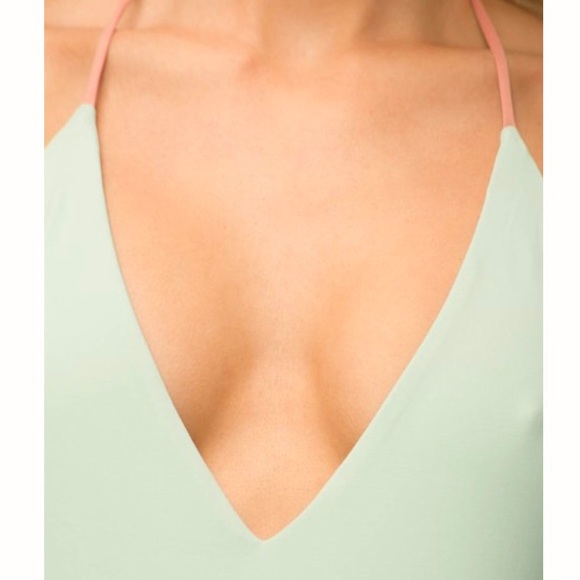 Tavik Color Block Low Back One-Piece Bathing Suit - Picture 2 of 8